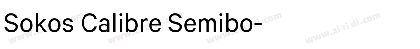 Sokos Calibre Semibo字体转换
